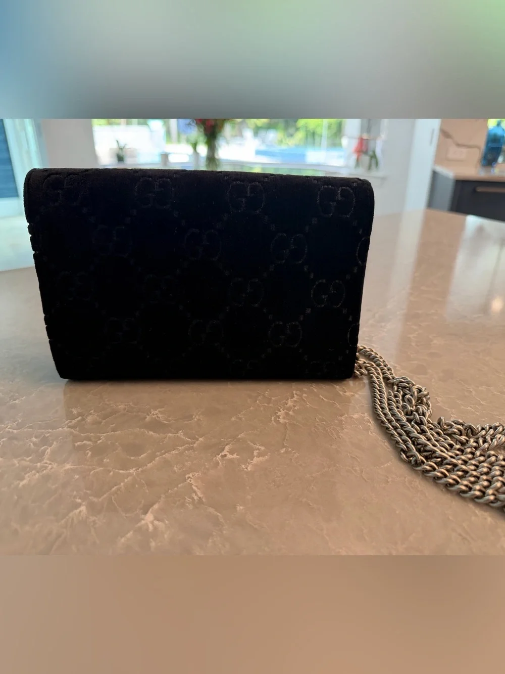 Gucci Mini GG Velvet Dionysus crossbody bag